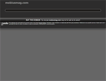 Tablet Screenshot of mobiusmag.com